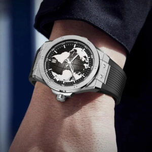 Men's Luminous Sapphire Mirror Aviation-Themed Mechanical Wristwatch