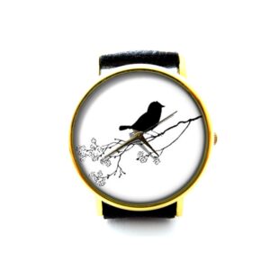 Bird On Tree Watch. Bird Watch. Bird On Tree. Unisex Watch. Ladies Watch. Mens Watch. Bird Jewelry