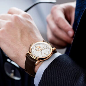 Men's Luxury Fashion Sapphire Diamond Automatic Mechanical Watch