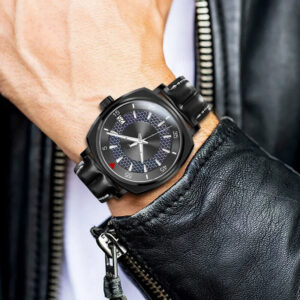 Men's Square Shape 80hrs Power Reserve Mechanical Wristwatch